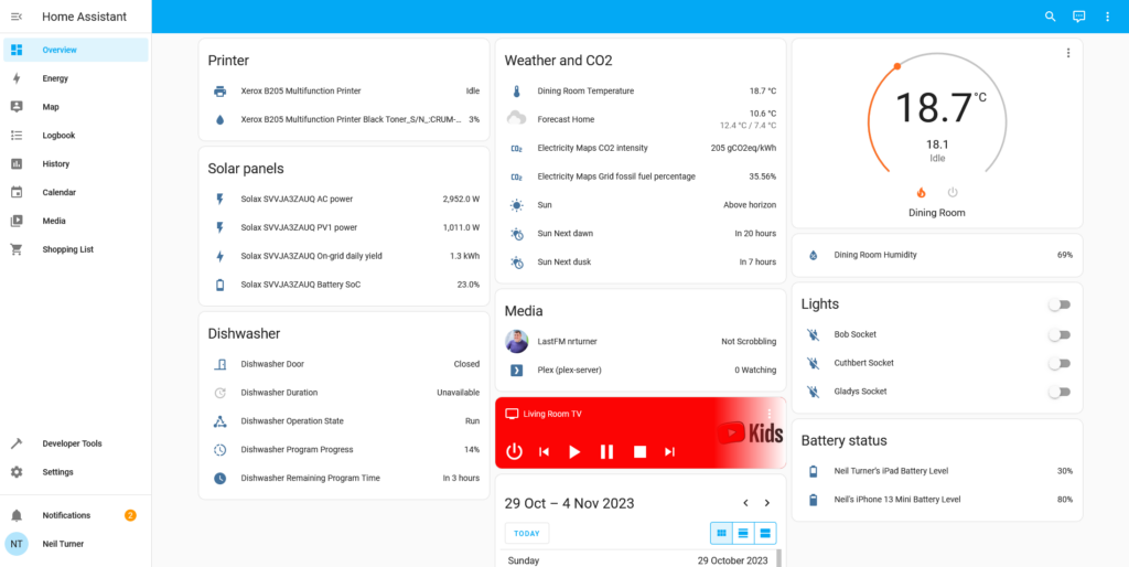 Getting started with Home Assistant - Neil Turner's Blog