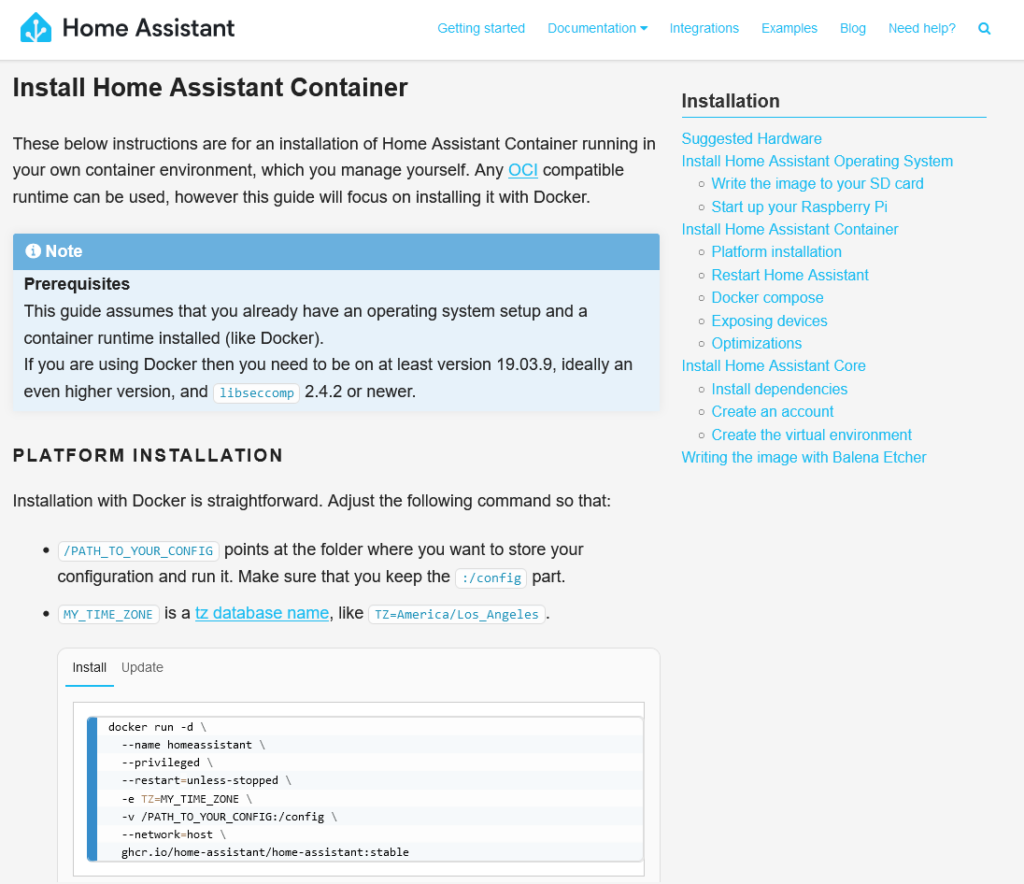 Running Home Assistant in Docker and Snap - Neil Turner's Blog