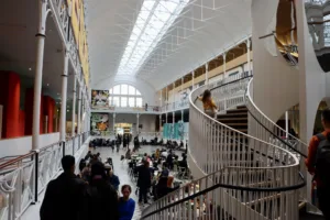A photo of the interior of the Young V&A.