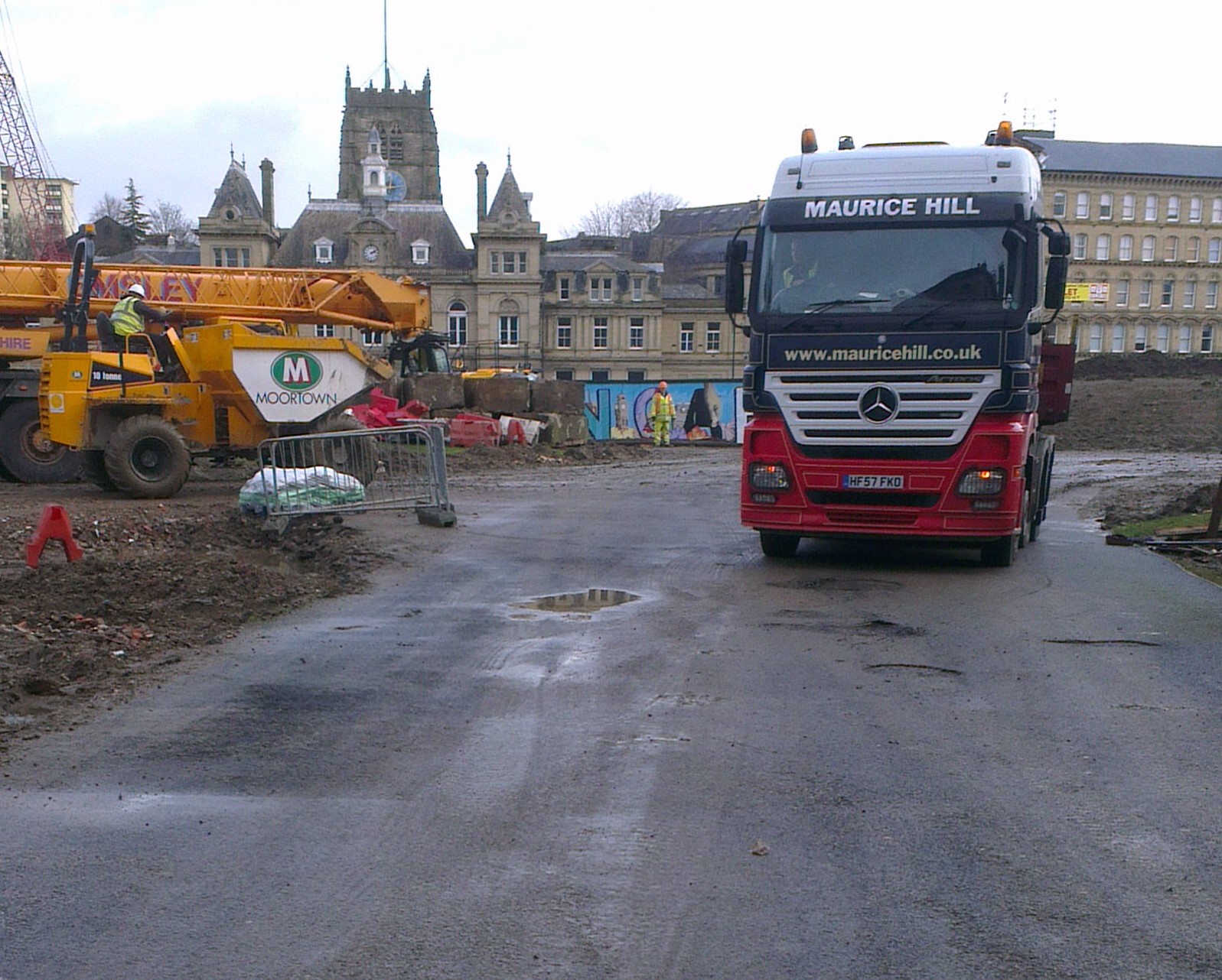 Work resumes on the Westfield Bradford development in January 2014