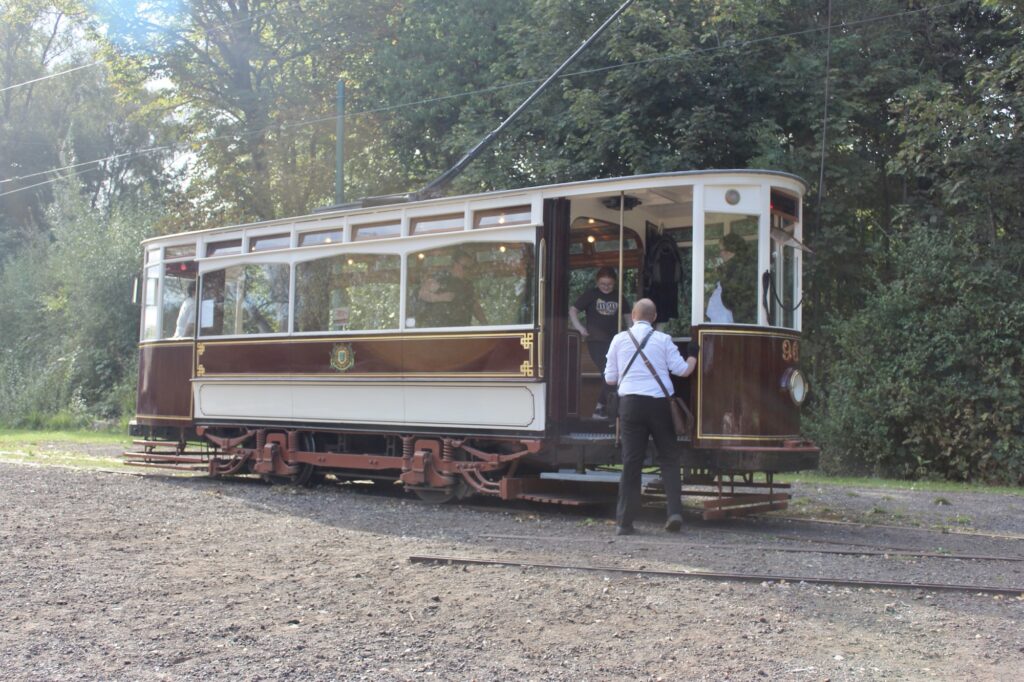 A tram at Heaton Park