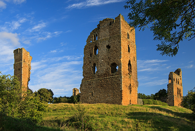 A photo of the ruins of Sheriff Hutton Castle in North Yorkshire by Mike Searle