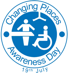 The logo for Changing Places Awareness Day on the 19th July