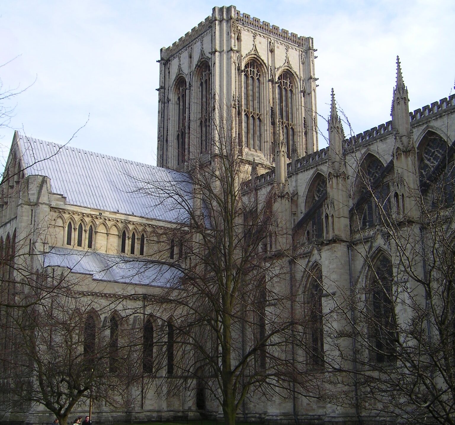 A photo of York Minster, taken in April 2005, to represent Yorkshire Day which is August 1st.
