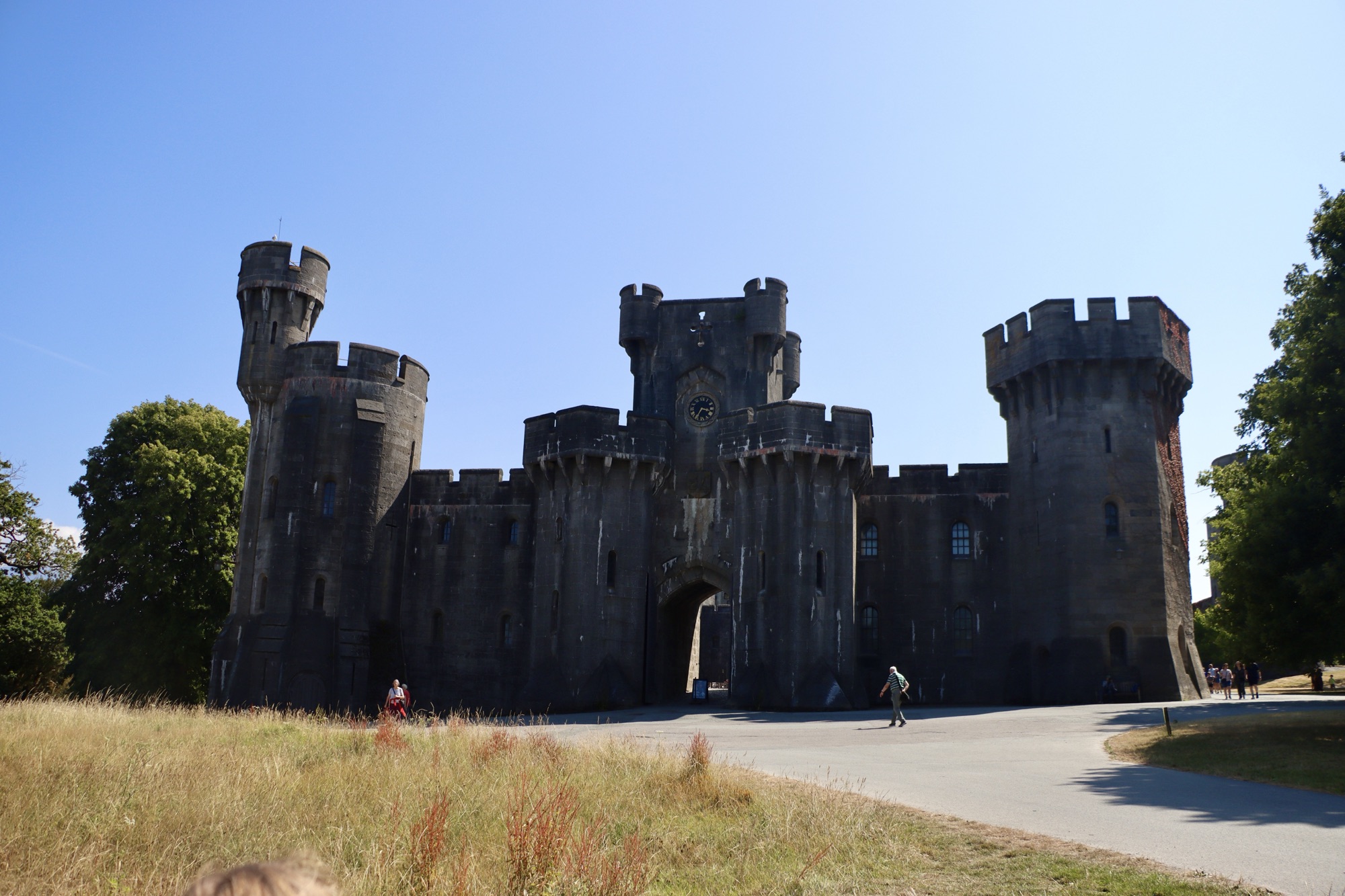 A photo of the outside of Penrhyn Castle