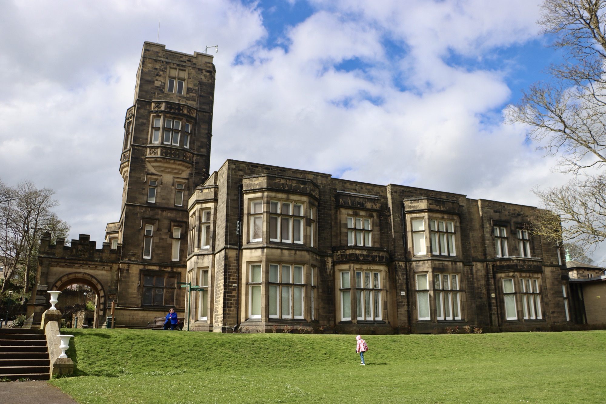 A photo of the outside of Cliffe Castle Museum