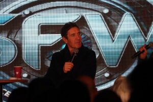 A photo of Paul McGann at SFW 16